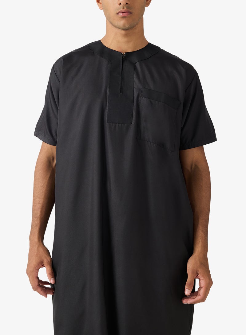 روبرت وود ثوب كلاسيكي بياقة مستديرة - Image 3